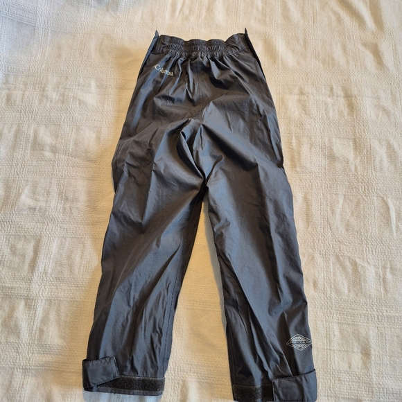 Columbia boys size XXS or 4/5 gray omni-tech waterproof tear away pants, EUC - Picture 3 of 10